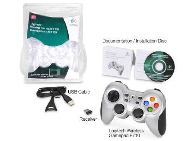 PROMO CZ - Logitech Wireless Gamepad F710, USB