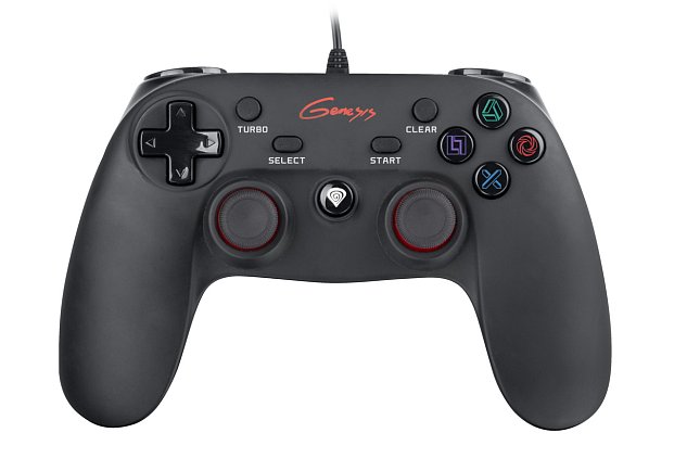 Drátový gamepad Genesis P65, pro PS3/PC, vibrace