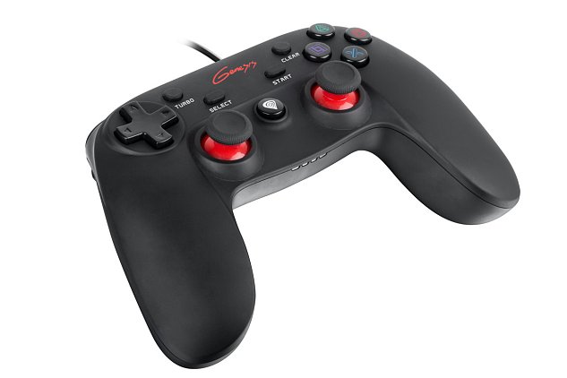 Drátový gamepad Genesis P65, pro PS3/PC, vibrace