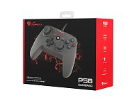 Drátový gamepad Genesis P58, pro PS3/PC, vibrace