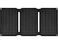 Sandberg Solar Charger 21W 2xUSB, solární nabíječka, černá