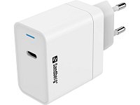 Sandberg USB-C AC Charger PD65W, EU, bílá