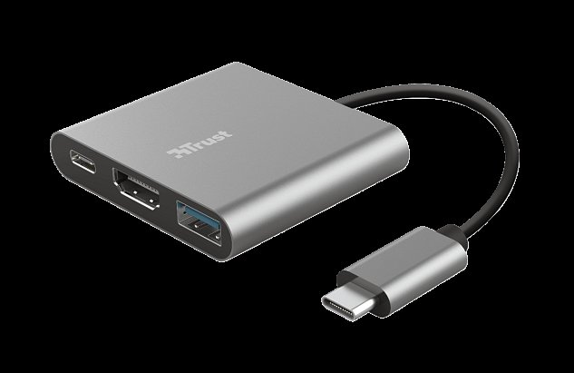 TRUST DALYX 3-IN-1 USB-C ADAPTER