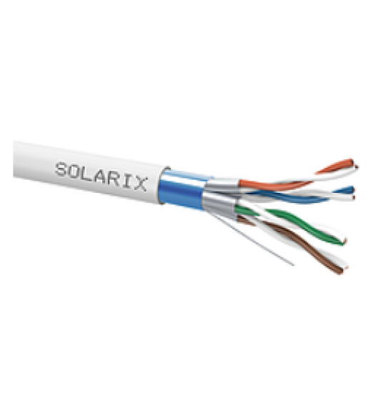 Instalační kabel Solarix CAT6A FFTP LSOH Dca 500m