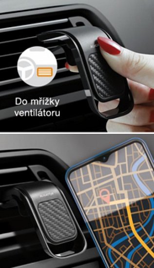 ALIGATOR Magnetický držák do auta HA15 Carbon, univerzální