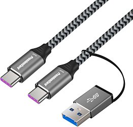 PremiumCord USB-C kabel (USB 3.2, 5A,20Gbit/s) 2m