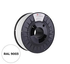 Tisková struna (filament) C-TECH PREMIUM LINE, ASA, dopravní bílá, RAL9003, 1,75mm, 1kg