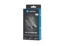 Multifunkční adaptér 8 v 1 Natec FOWLER PLUS HUB USB 3.0 3X, HDMI 4K, USB-C PD, RJ45, SD, MICRO