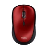 TRUST YVI+ WIRELESS MOUSE ECO RED