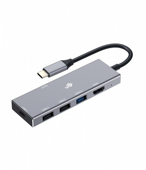 TB USB-C 7v1 adapter USB 3.0, 2xUSB 2.0, HDMI, PD, SD/TF