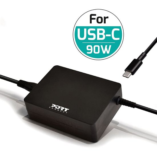 PORT CONNECT napájecí adaptér k ntb, 90W, USB-C