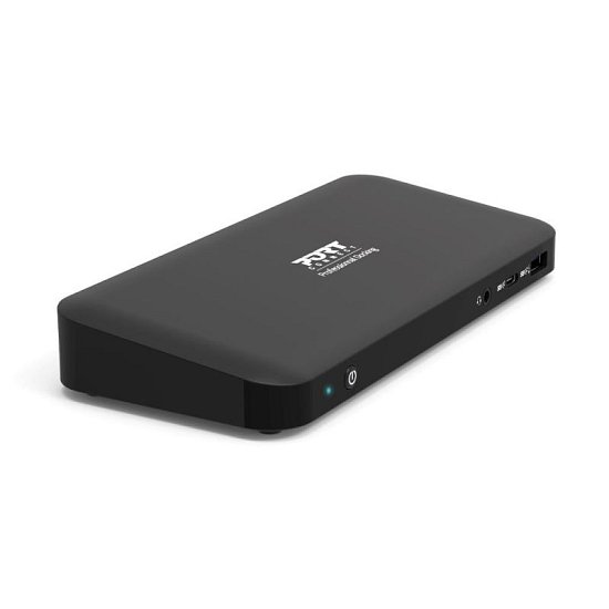 PORT CONNECT Dokovací stanice pro kanceláře, USB-C, 3x4K, černá