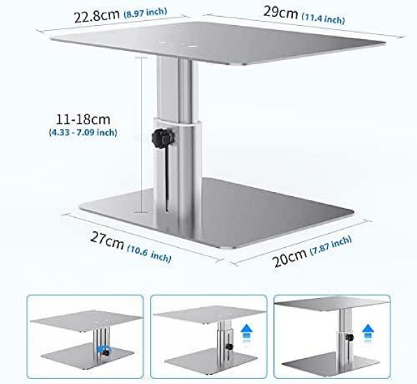 Nillkin HighDesk Adjustable Monitor Stand Silver