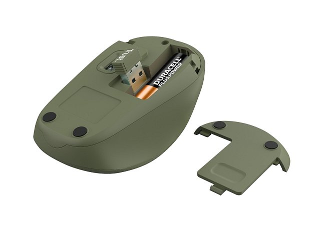 TRUST YVI+ WIRELESS MOUSE ECO GREEN