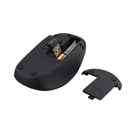 TRUST YVI+ WIRELESS MOUSE ECO BLACK