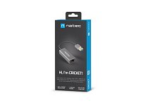 NATEC CRICKET externí Ethernet síťová karta USB 3.0 1X RJ45 1GB kabel