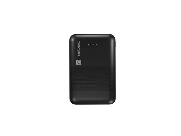 NATEC powerbanka TREVI COMPACT 10000 mAh 2X USB-A + 1X USB-C, černá