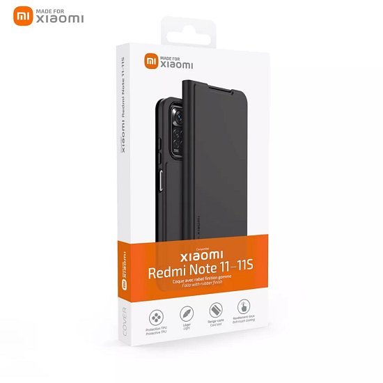 Made for Xiaomi Book Pouzdro pro Xiaomi Redmi Note 11/11s Black