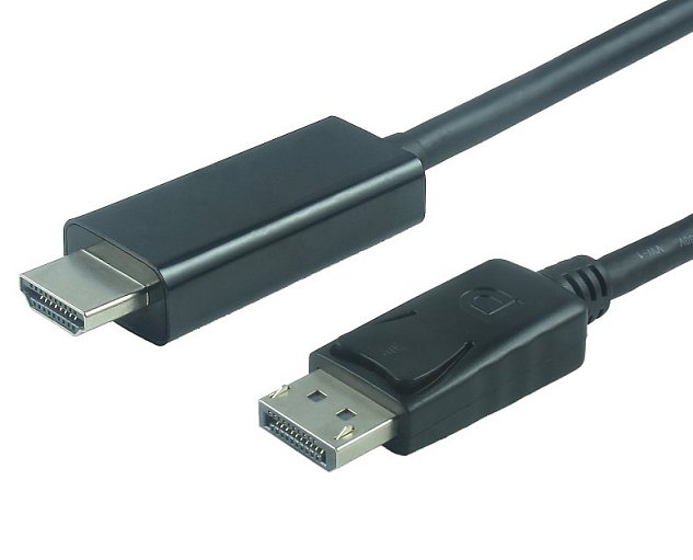 PremiumCord DisplayPort na HDMI kabel 5m M/M