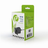 GEMBIRD Universal AC-DC adapter, 24 W