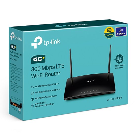 TP-Link Archer MR500 4G LTE Cat6 AC1200 Gb Router