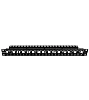 19"patchpanel AMPARO pro 24 keystone SFA/SFB neosazený, 1U