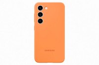 Samsung Silikonový zadní kryt pro Samsung Galaxy S23 Orange