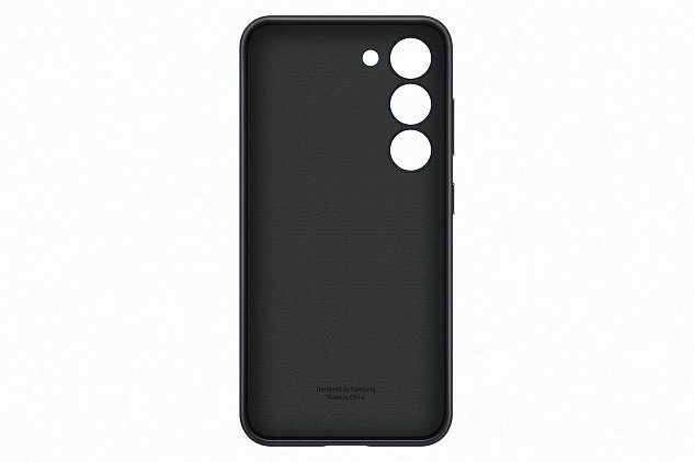 Samsung Kožený zadní kryt pro Samsung Galaxy S23+ Black