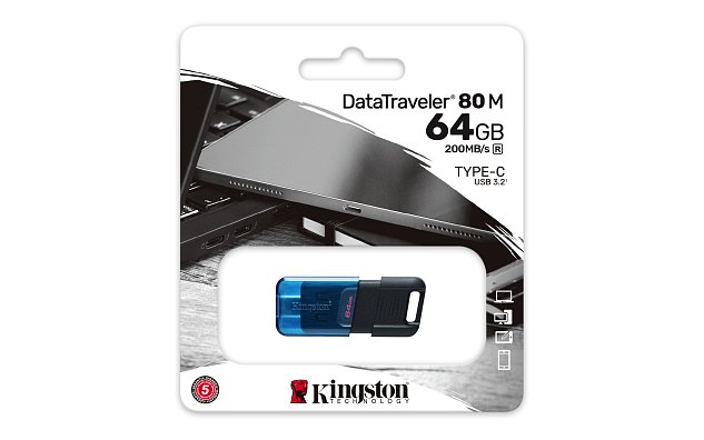 64GB Kingston DT80 M USB-C 3.2 gen. 1