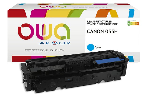 OWA Armor toner kompatibilní s Canon CRG-055H C, 5900st, modrá/cyan