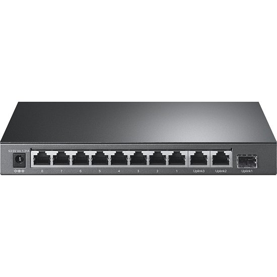 TP-Link TL-SL1311P 8xFE POE+ 65W 3xGb nonPOE,1xSFP CCTV switch