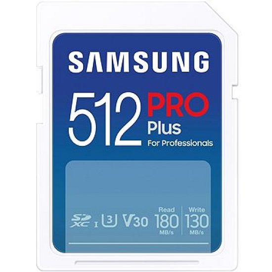 Samsung SDXC 512GB PRO PLUS + USB adaptér