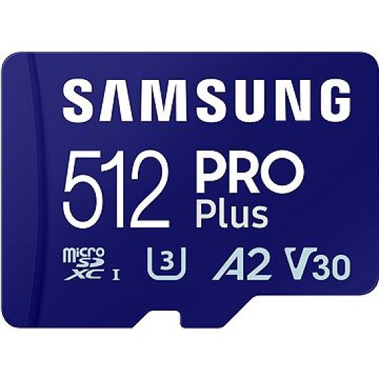 Samsung micro SDXC 512GB PRO Plus + SD adaptér