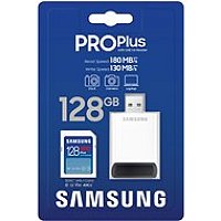 Samsung SDXC 128GB PRO PLUS + USB adaptér