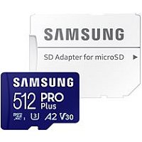 Samsung micro SDXC 512GB PRO Plus + SD adaptér