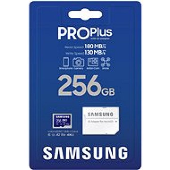 Samsung micro SDXC 256GB PRO Plus + SD adaptér