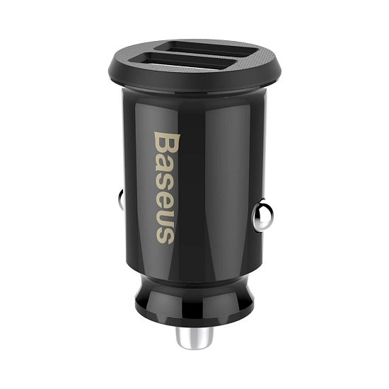 Baseus CCALL-ML01 Grain Nabíječka do Auta 15.5W 2x USB Black