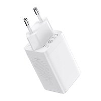 Baseus CCGP120202 GaN5 Pro Quick Nabíječka USB + 2x USB-C 65W White