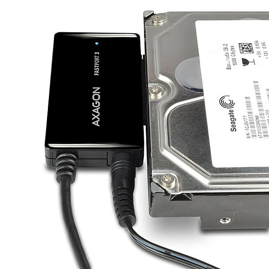 AXAGON ADSA-FP3, USB3.0 - SATA 6G HDD FASTport3 adaptér, vč. napáječe