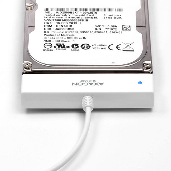 AXAGON ADSA-1S, USB2.0 - SATA HDD/SSD adaptér vč. 2.5