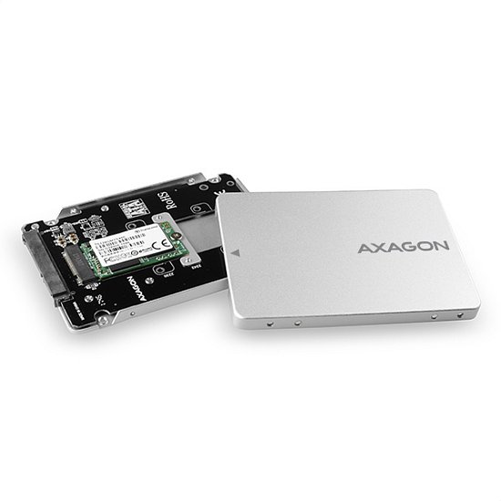 AXAGON RSS-M2SD, SATA - M.2 SATA SSD, interní 2.5