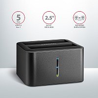 AXAGON ADSA-D25, USB 3.2 Gen 1 - 2x SATA 6G 2.5