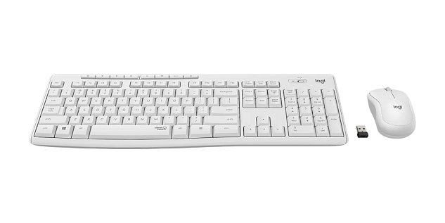 bezdrátový set Logitech MK295, White US INTL