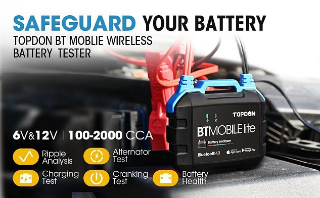TOPDON Tester autobaterií BTMobile Lite