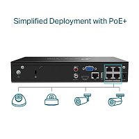 VIGI NVR1004H-4P 4 Channel POE Network Video Recorder