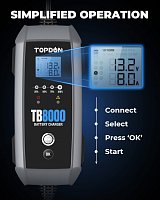 TOPDON Nabíječka autobaterie TB8000 TOPDON Nabíječka autobaterie TB8000
