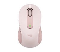 Logitech Signature M650/Kancelářská/Optická/Pro praváky/Bezdrátová USB + Bluetooth/Růžová