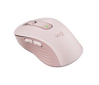 Logitech Signature M650/Kancelářská/Optická/Pro praváky/Bezdrátová USB + Bluetooth/Růžová