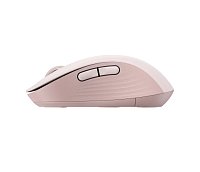 Logitech Signature M650/Kancelářská/Optická/Pro praváky/Bezdrátová USB + Bluetooth/Růžová