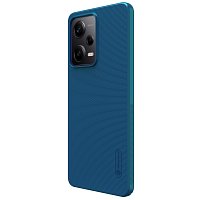 Nillkin Super Frosted Zadní Kryt pro Xiaomi Redmi Note 12 Pro 5G/Poco X5 Pro 5G Peacock Blue